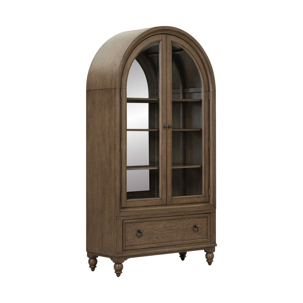 Lindsey Farm - Counter Height Swivel Chair - Natural & Brown