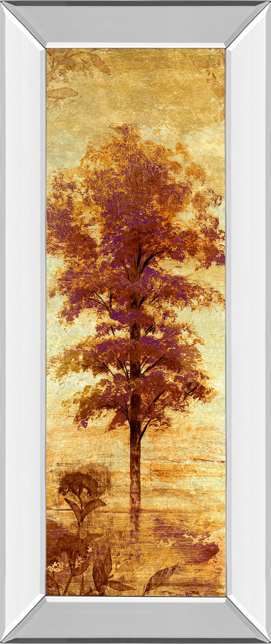 Early Autumn Chill I By Micheal Marcon - Mirror Framed Print Wall Art - Light Brown