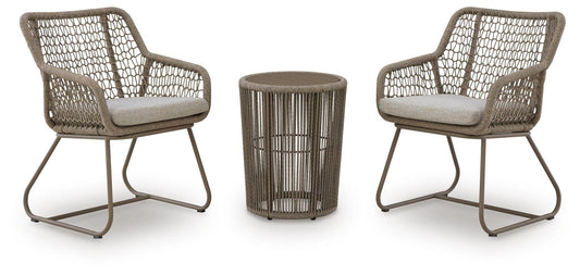 Majors Beach - Outdoor Table And 2 Chairs (Set of 3) - Beige