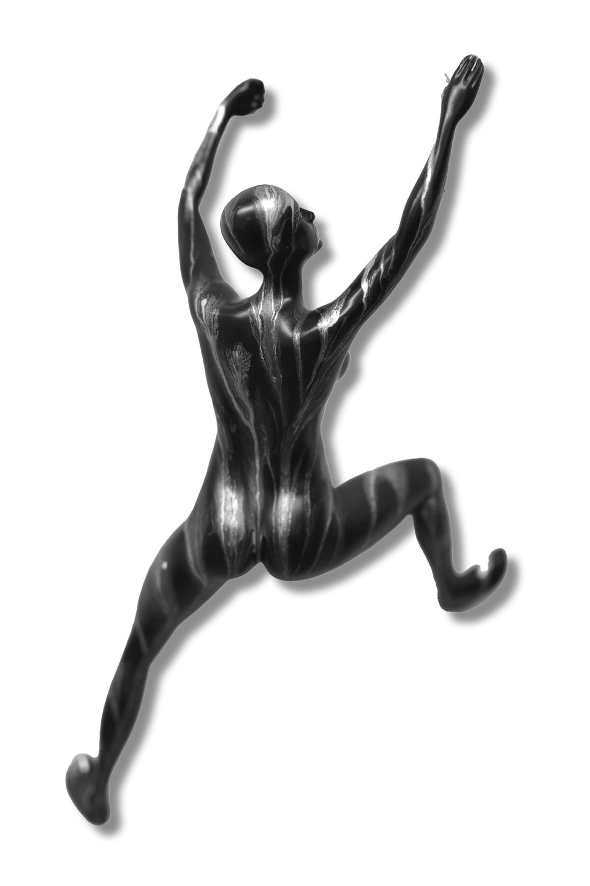 Ascend Form - 13" x 7" Sculpture - Black