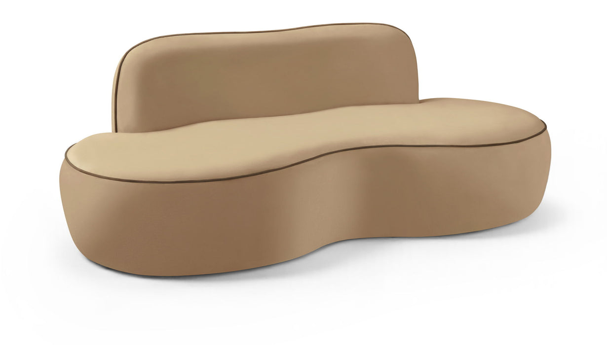 Swerve - Velvet 77" Upholstered Loveseat