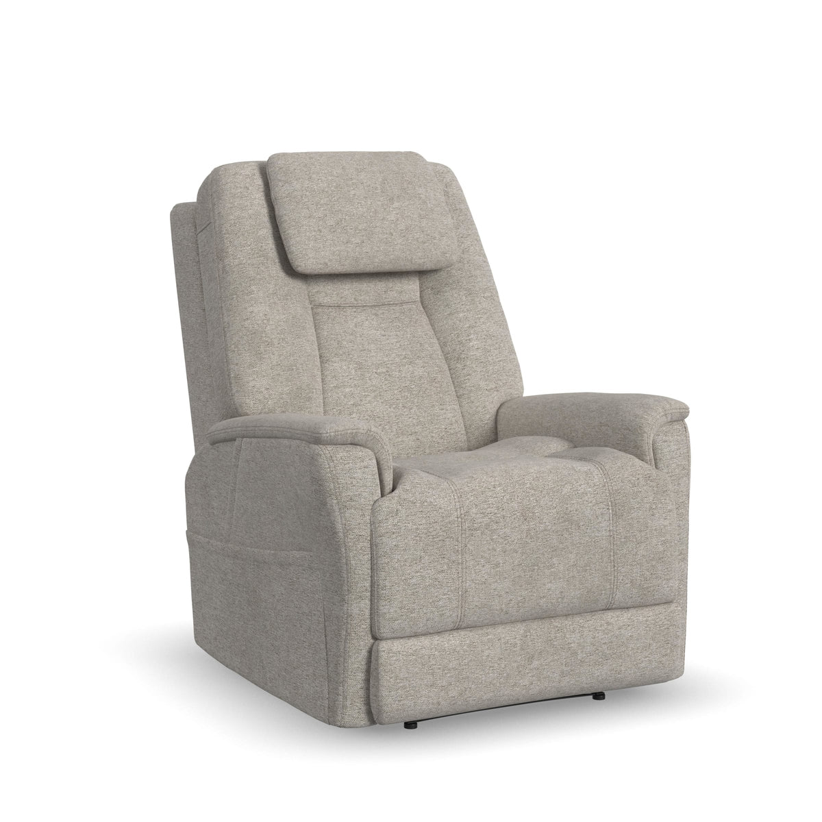 Flexsteel Zecliner Model 3+ Power Lift Recliner with Power Headrest, Lumbar, Heat & Massage