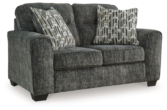 Lonoke - Loveseat - Gunmetal
