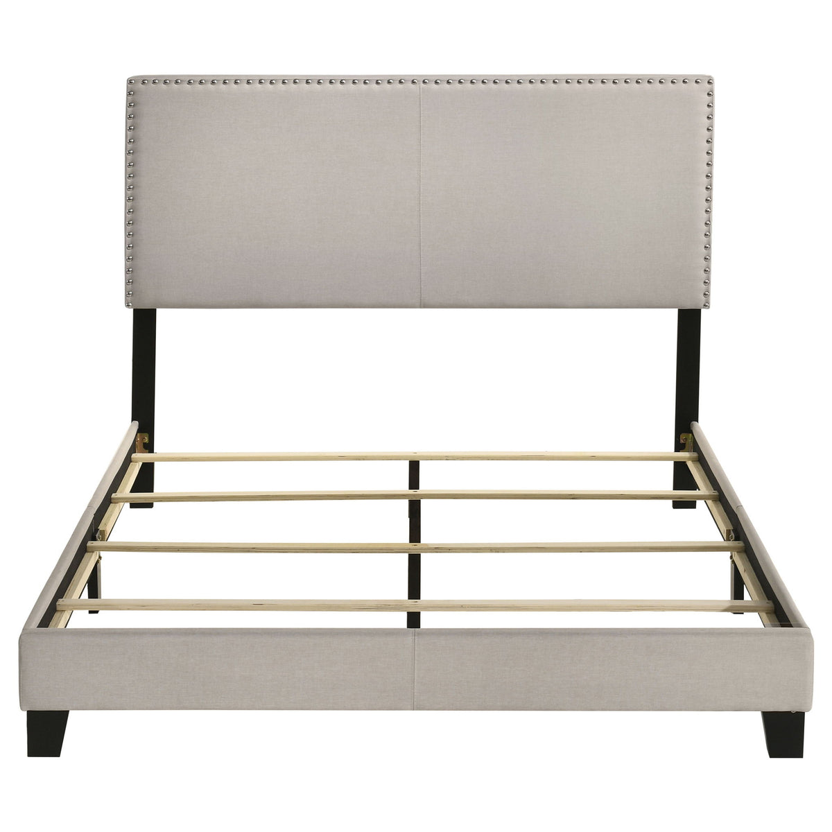 Boyd Upholstered Queen Panel Bed Ivory
