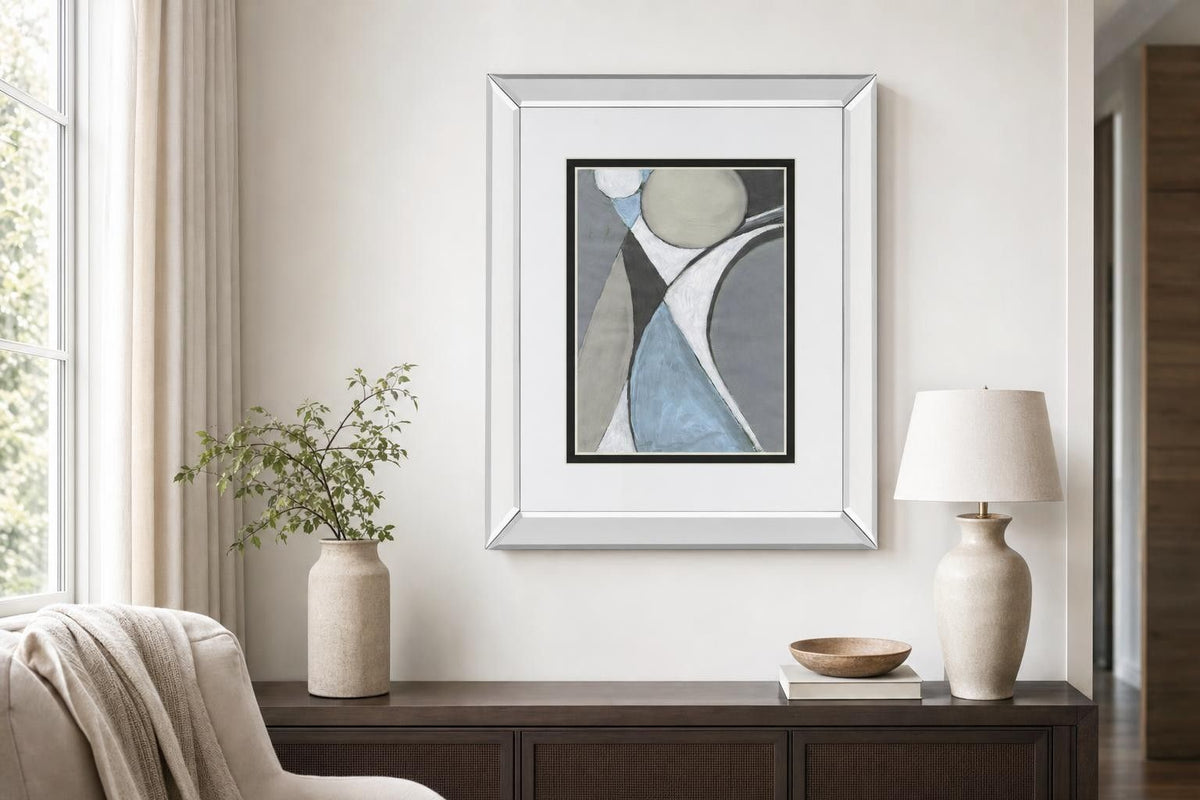 A Soft Jeweled Geometric II By Merri Pattinian - Dark Gray