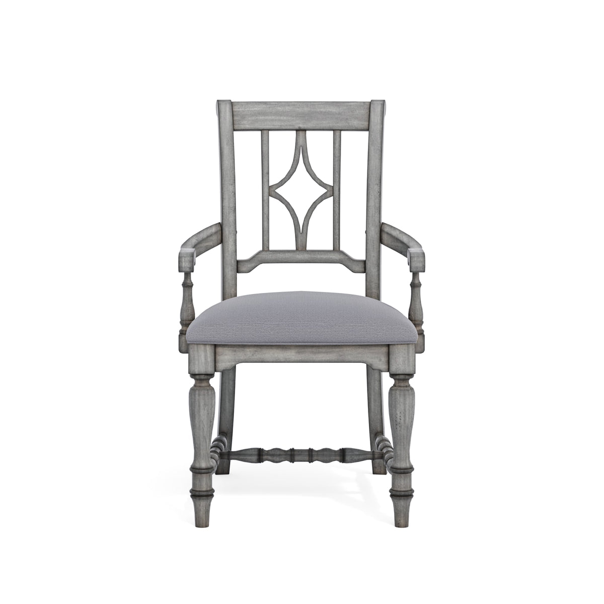 Flexsteel Plymouth Pair of Upholstered Arm Dining Chairs