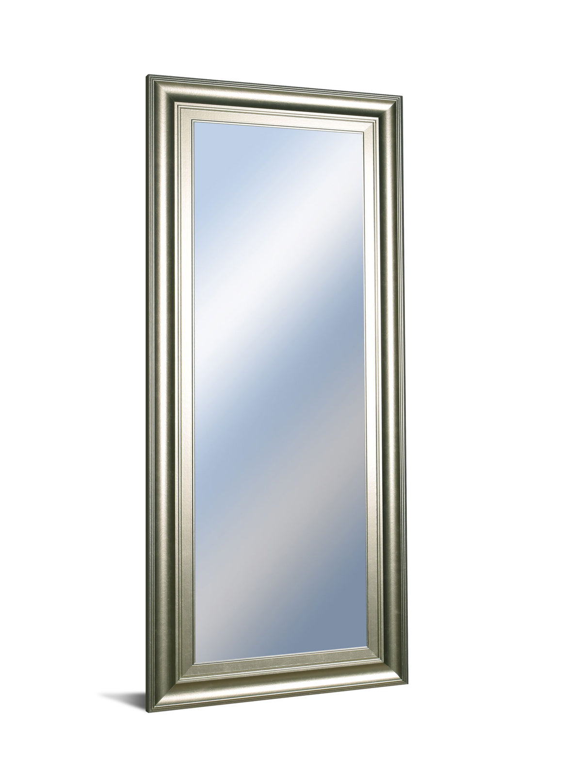 18x42 Decorative Framed Wall Mirror By Classy Art Promotional Mirror Frame #42 - Silver