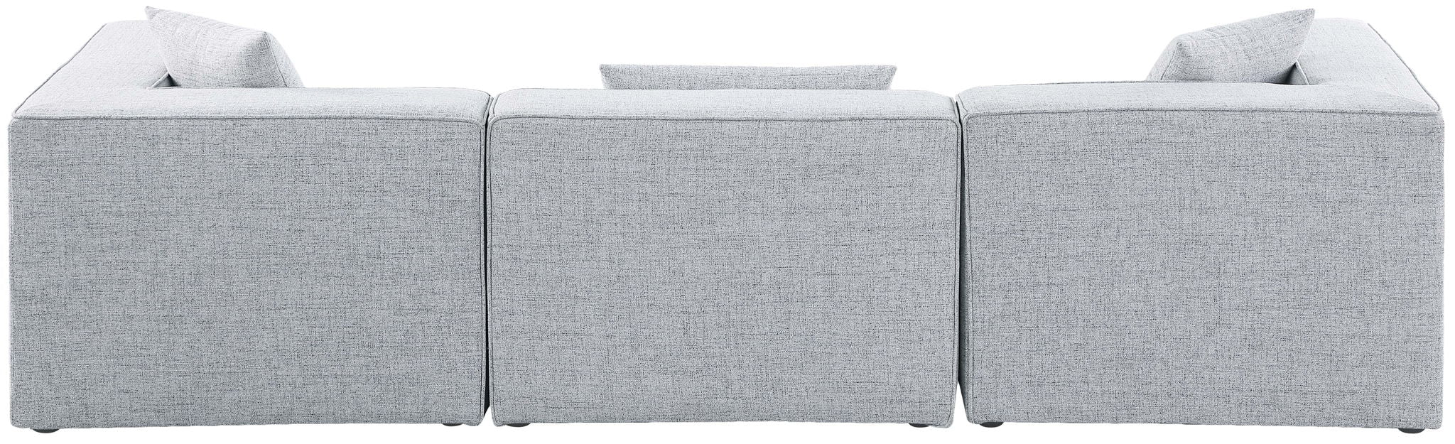 Cube - Linen Modular 3 Seat Sofa