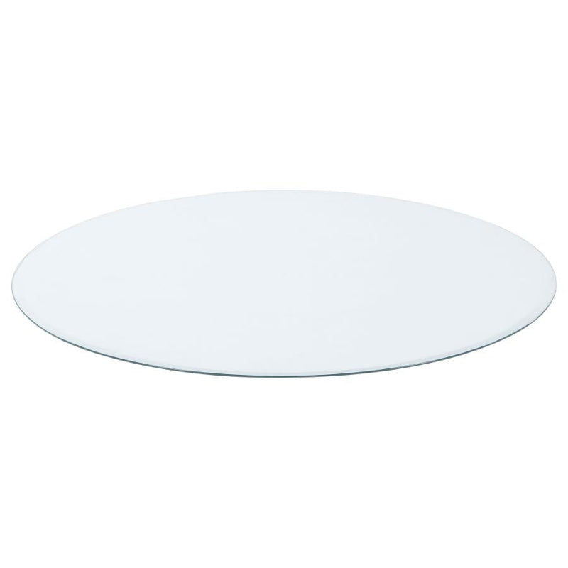 54-inch 10mm Round Clear Tempered Glass Top 25" dia - 8mm