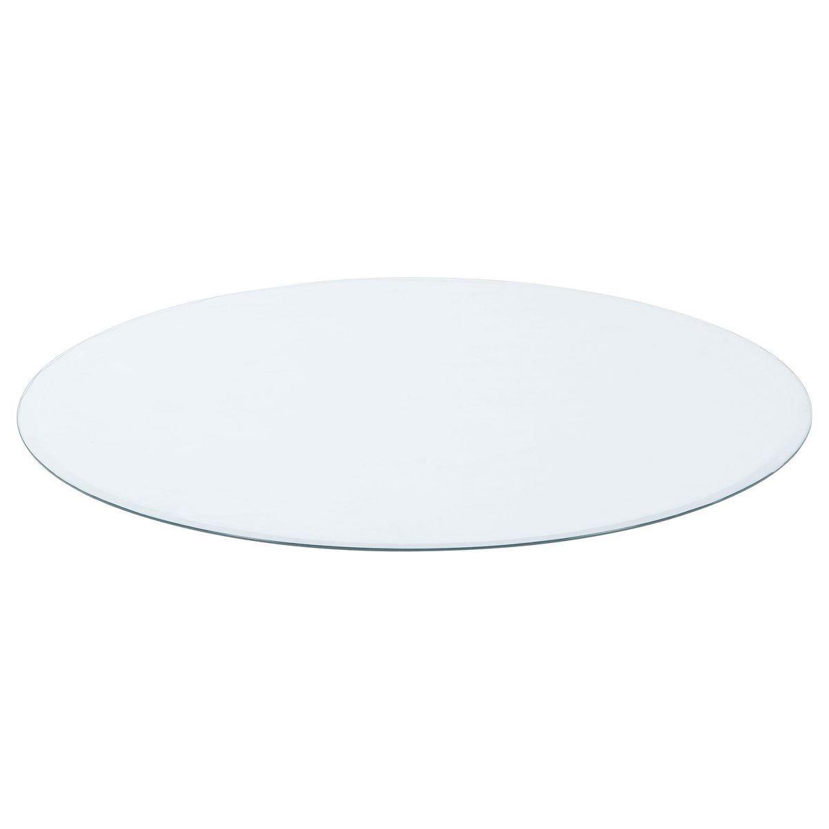 54-inch 10mm Round Clear Tempered Glass Top