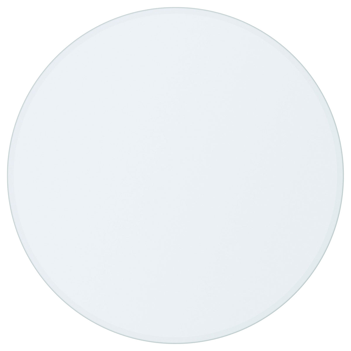 54-inch 10mm Round Clear Tempered Glass Top