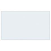 52x27-inch 6mm Rectangular Clear Tempered Glass Top