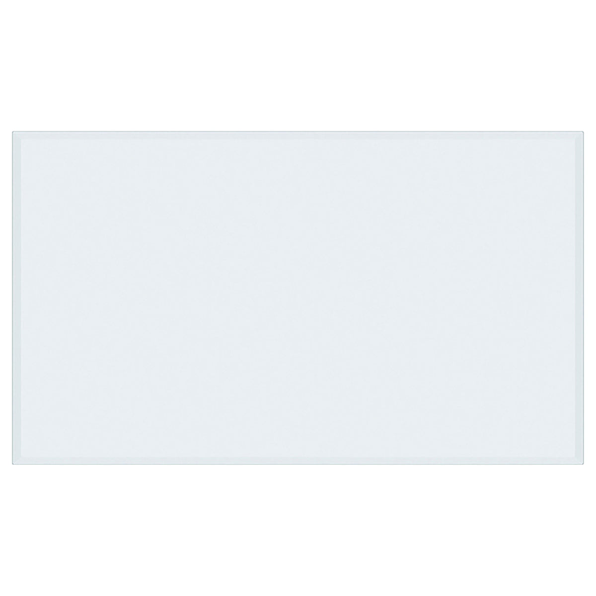 52x27-inch 6mm Rectangular Clear Tempered Glass Top