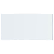 52x27-inch 6mm Rectangular Clear Tempered Glass Top