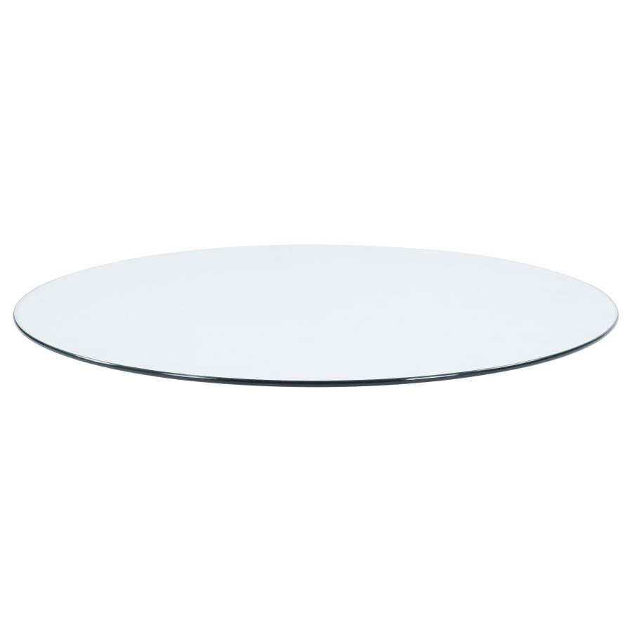 54-inch 10mm Round Clear Tempered Glass Top 48" dia - 10mm