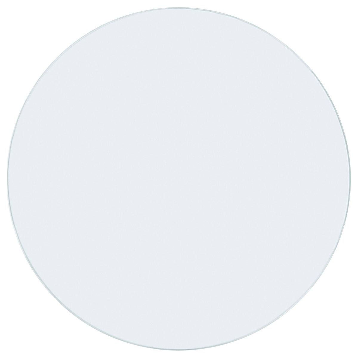 54-inch 10mm Round Clear Tempered Glass Top