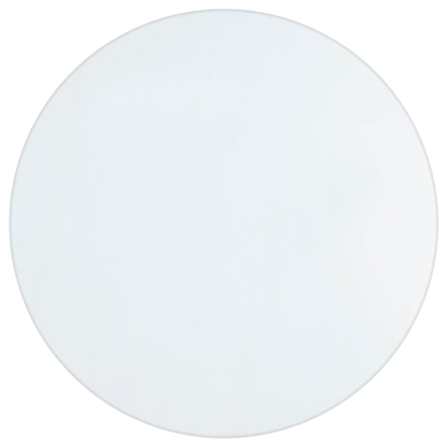 54-inch 10mm Round Clear Tempered Glass Top 52" dia - 12mm