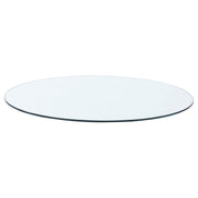 54-inch 10mm Round Clear Tempered Glass Top