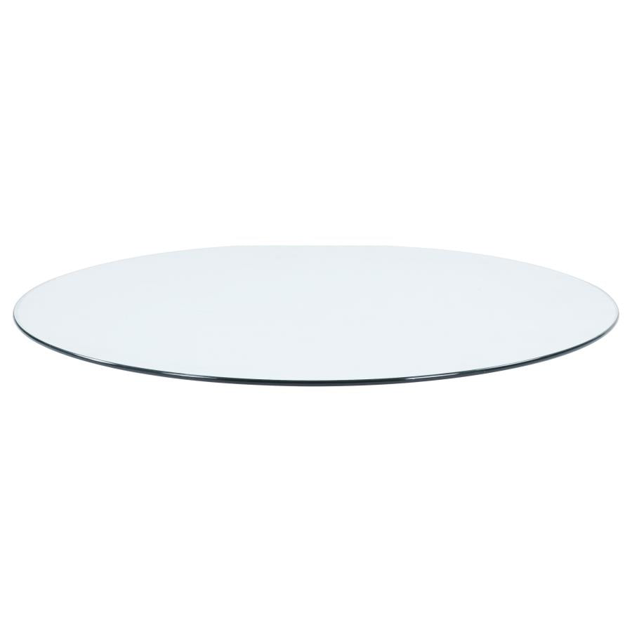 54-inch 10mm Round Clear Tempered Glass Top 54" dia - 10mm