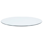 54-inch 10mm Round Clear Tempered Glass Top