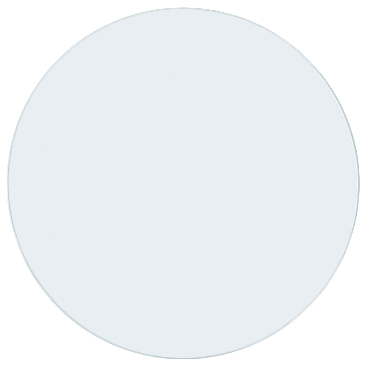 54-inch 10mm Round Clear Tempered Glass Top