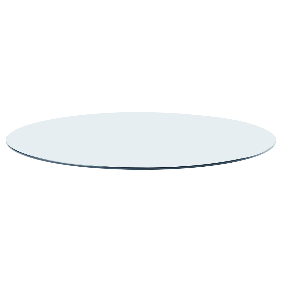 54-inch 10mm Round Clear Tempered Glass Top