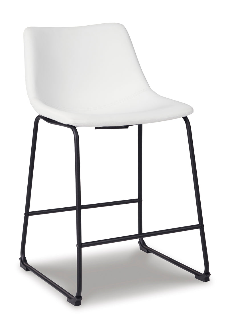 Centiar White 24" Counter Stool