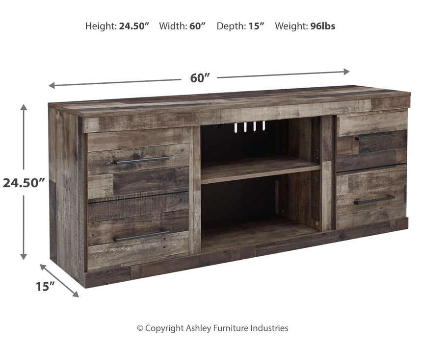 Derekson LG TV Stand w/Fireplace Option