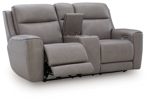 5Z-Relaxation Power Reclining Loveseat/Console/Adjustable Headrest