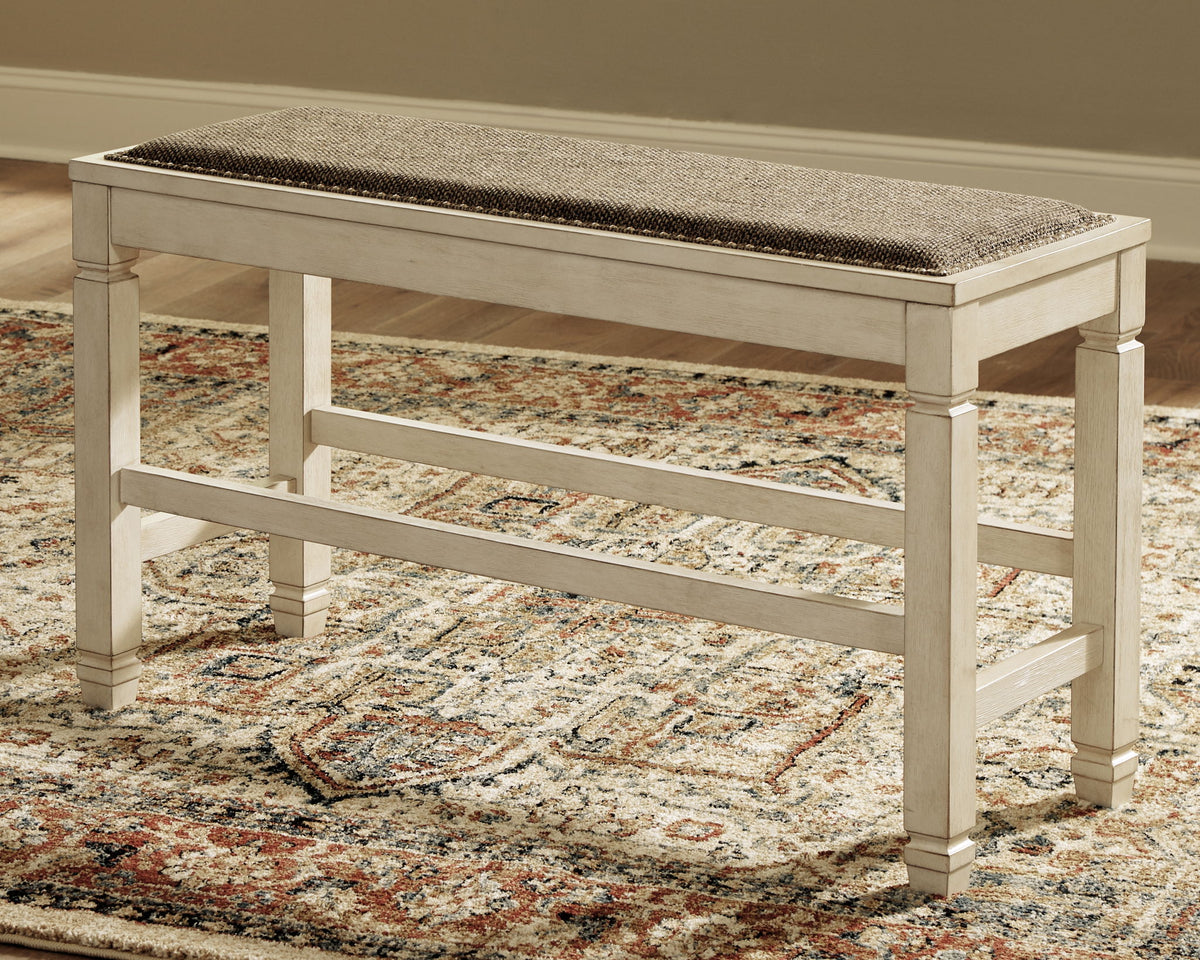 Bolanburg - DBL Counter UPH Bench  - Beige