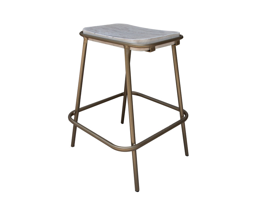 Sahara - Stool - Light Cream / Golden