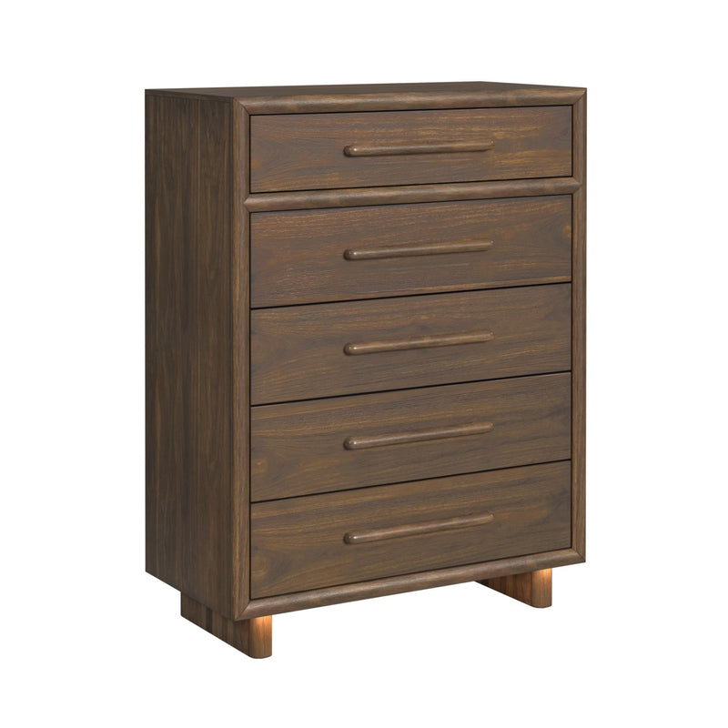 Brisbane - Upholstered Bedroom Set With Boucle And LED