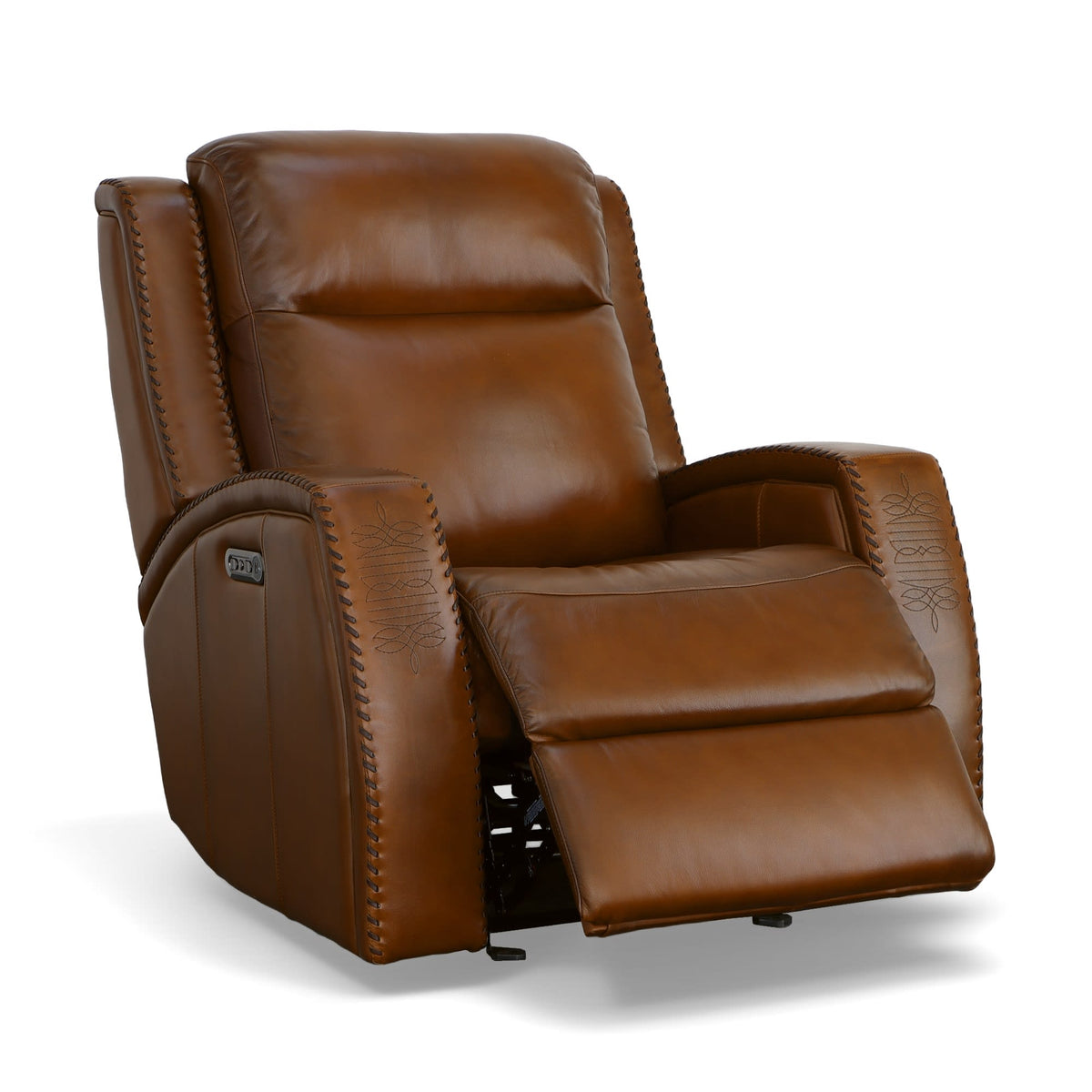 Flexsteel Mustang Power Gliding Recliner with Power Headrest