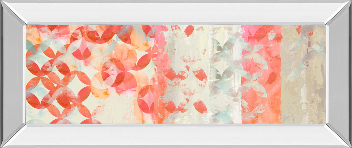 Valentine III By Tom Reeves - Mirrored Frame Wall Art - Red