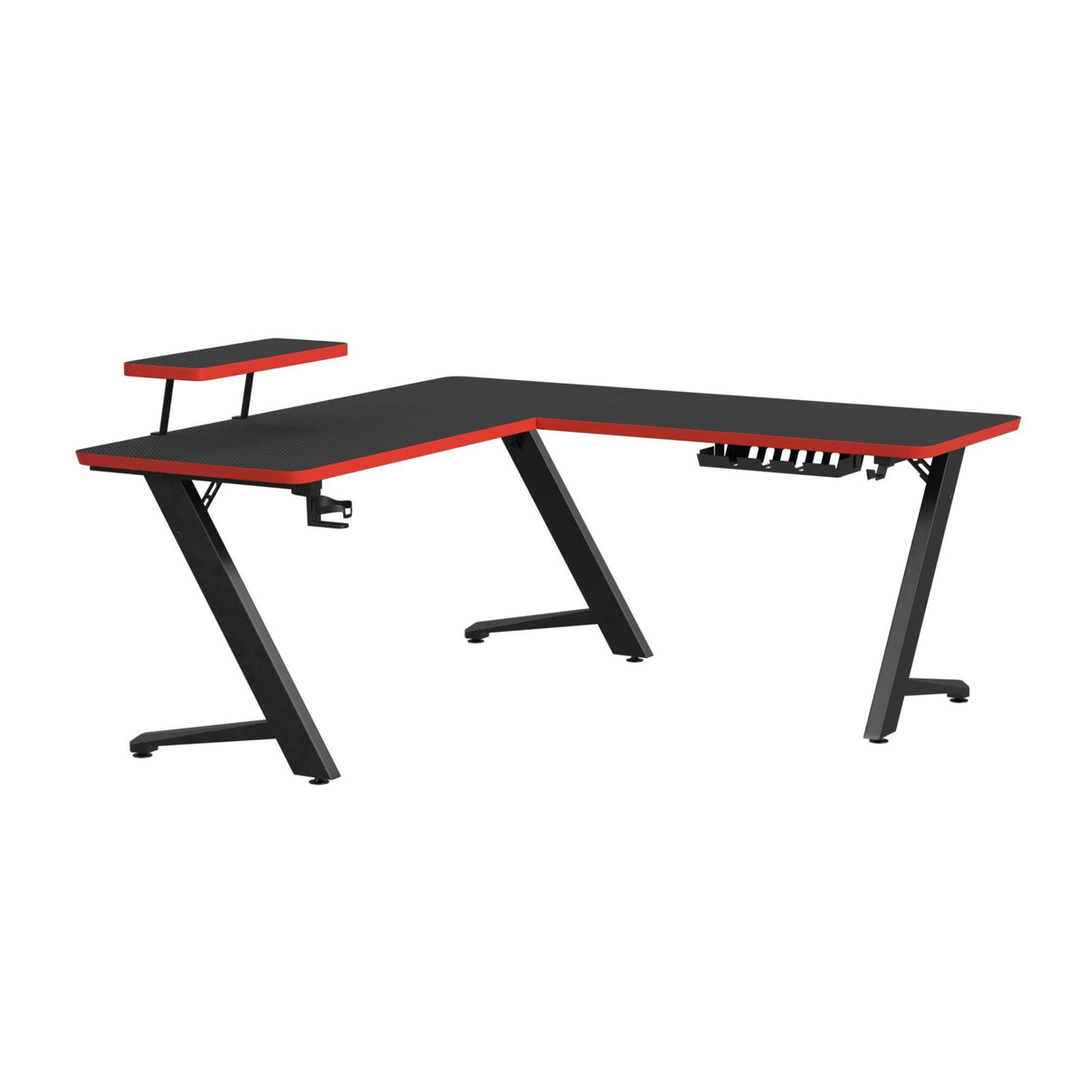 Waterside - L-Shape Desk - Black