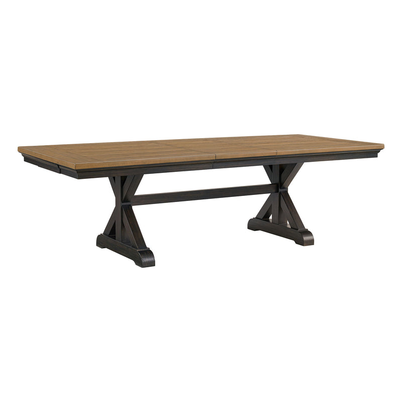 Montrose - Dining Table With 20" Leaf - Espresso And Brown