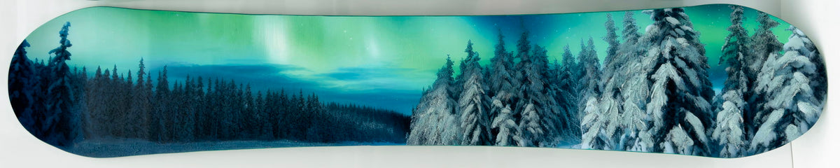 Snowboard - Northern Lights - Blue