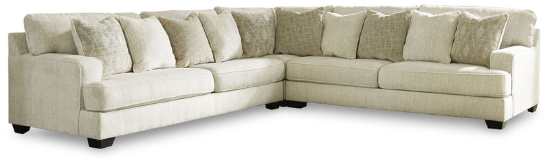 Rawcliffe - 5-Piece Sectional - Parchment