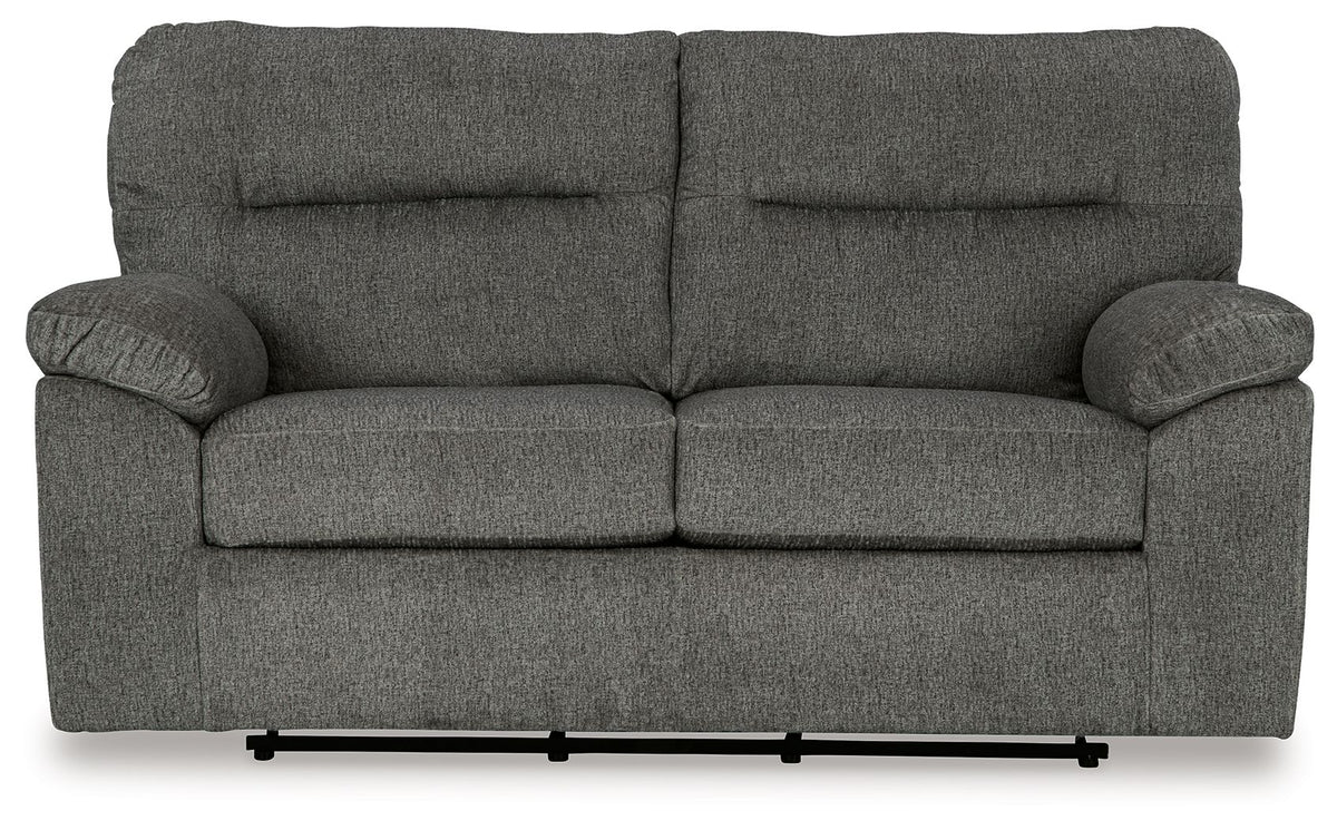 Bindura - Glider Loveseat - Mineral