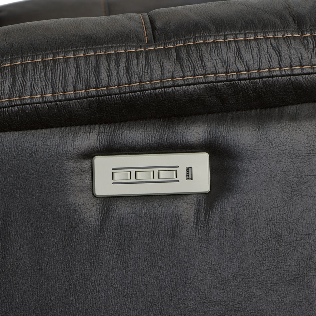 Flexsteel Clive Power Reclining Loveseat with Power Headrests & Lumbar