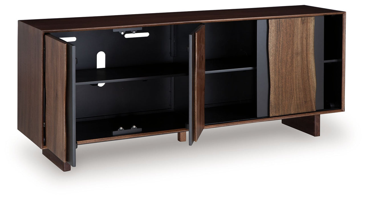 Welby - Accent Cabinet - Brown / Charcoal