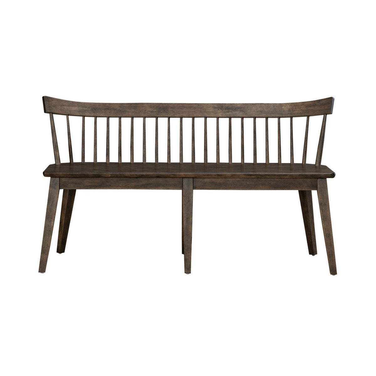 Midland Falls - Spindle Back Bench - Rustic Brown