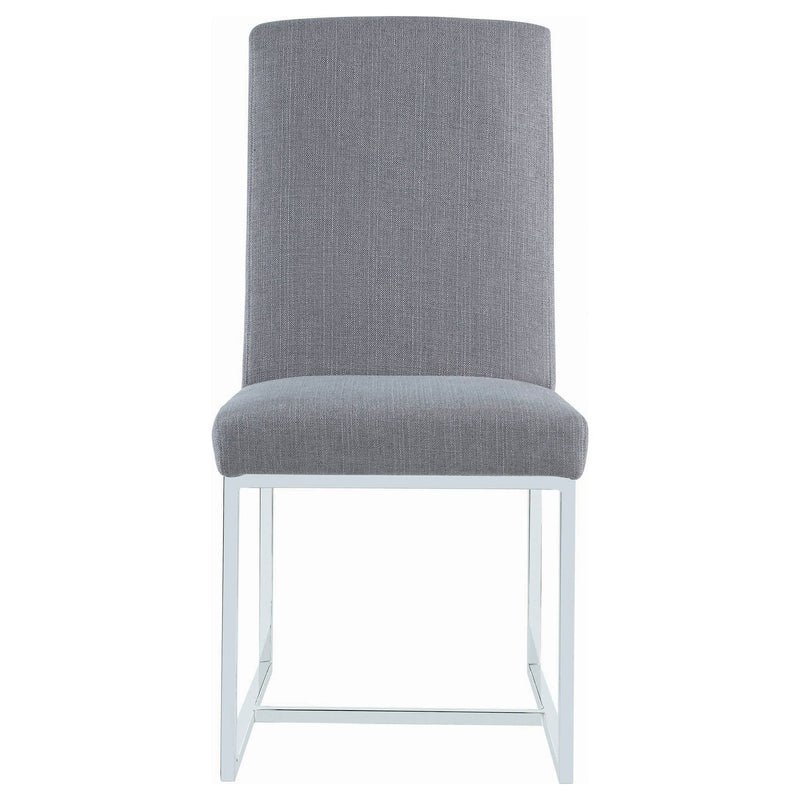 Mackinnon Upholstered Dining Side Chair Grey (Set of 2)