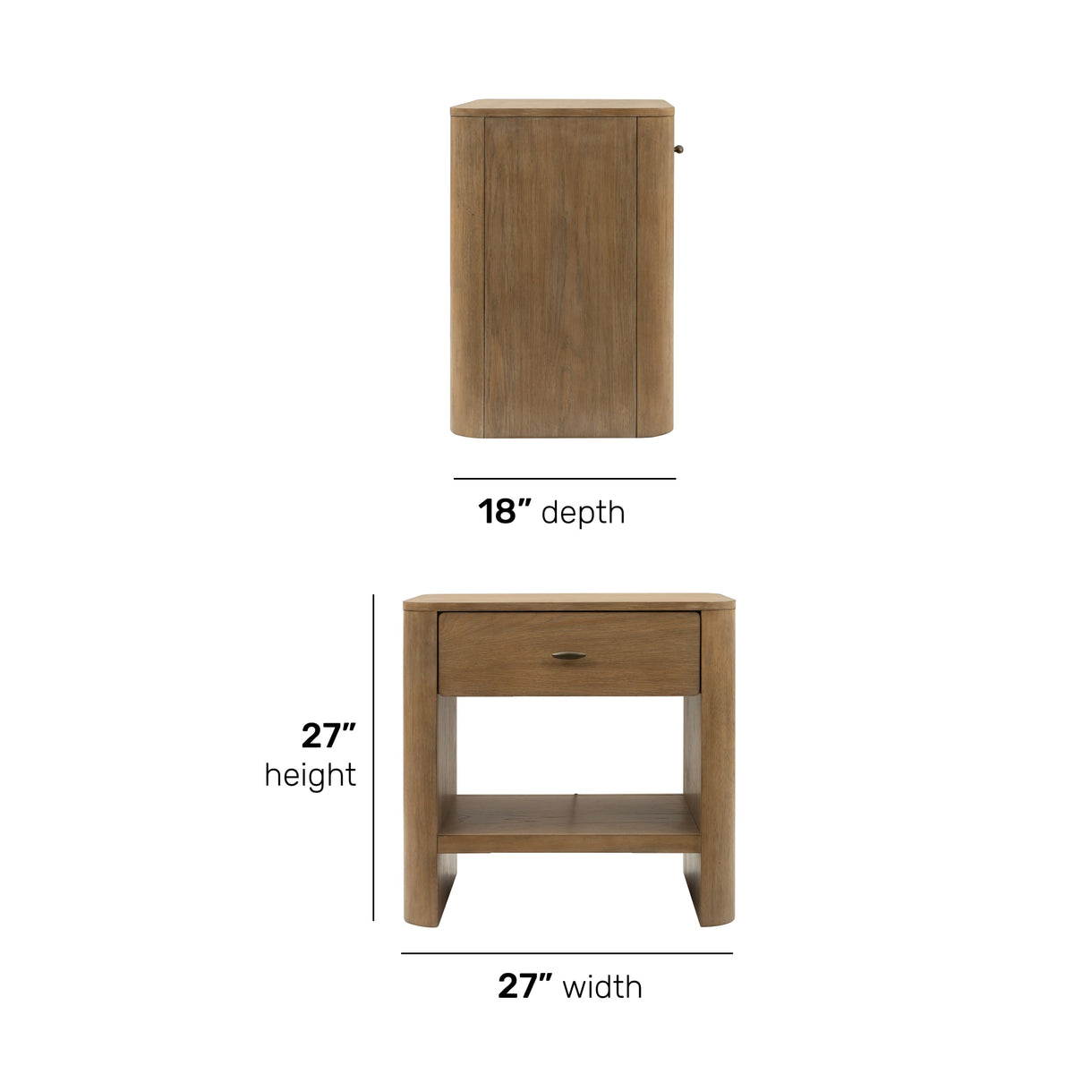 Flexsteel Normandy Open Nightstand