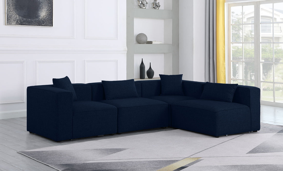 Cube - Linen 4 Piece Modular Corner Sectional