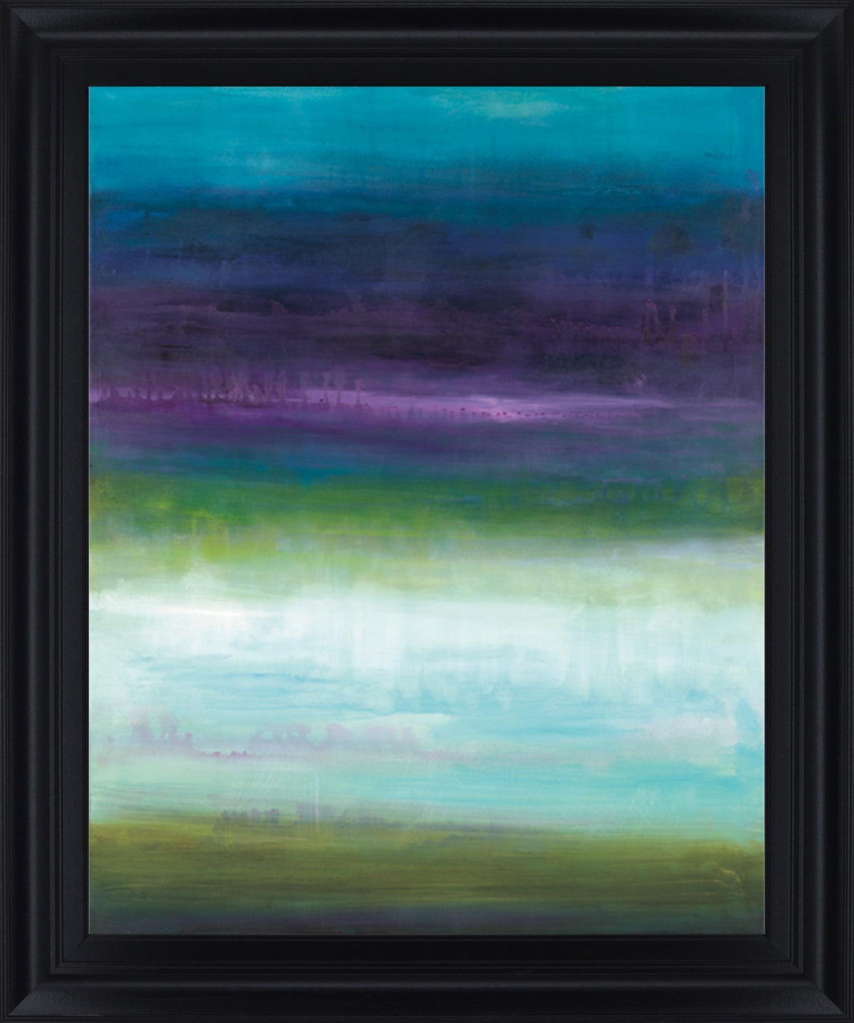Twilight Serenity - 28" x 34" Framed Wall Art - Blue