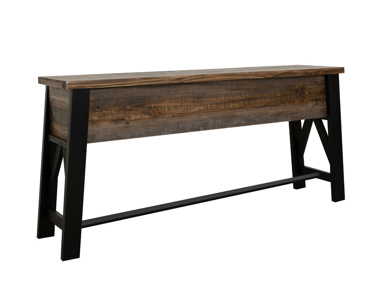 Loft - Counter Height Sofa Table - Two Tone Gray / Brown