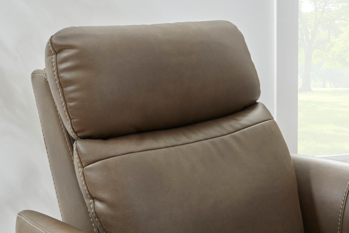 Flexsteel Artemis Power Rocking Recliner with Power Headrest, Lumbar, Heat & Massage