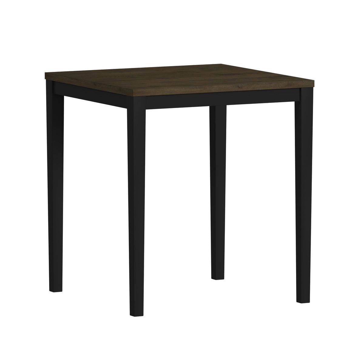 Tulane - 5 Piece Dining Set (Counter Table & 4 Counter Chairs) - Oak & Black