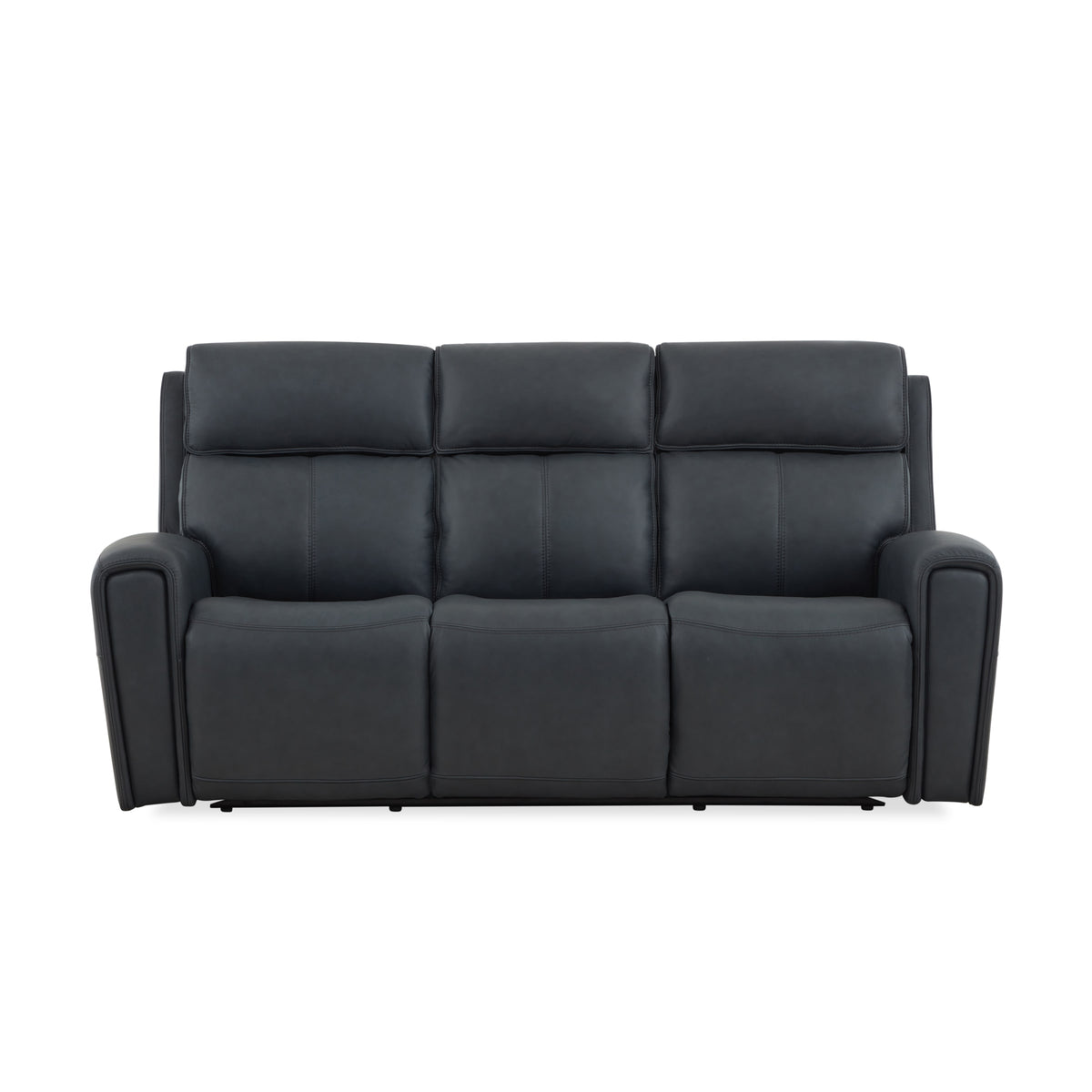 Flexsteel Warren Power Reclining Sofa with Console, Power Headrest & Lumbar